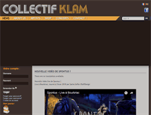 Tablet Screenshot of klam-records.org